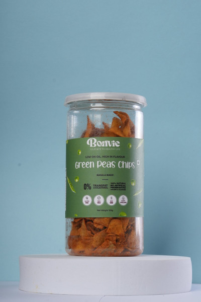 Bonvie Green Pea Chips Masala – Crunchy & Nutritious Snack