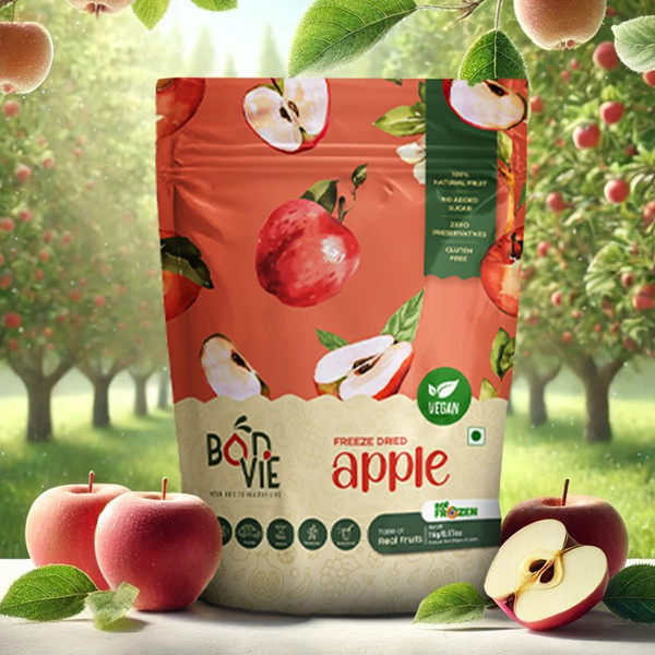 Bonvie Freeze Dried Apple – Naturally Sweet & Crunchy Snack