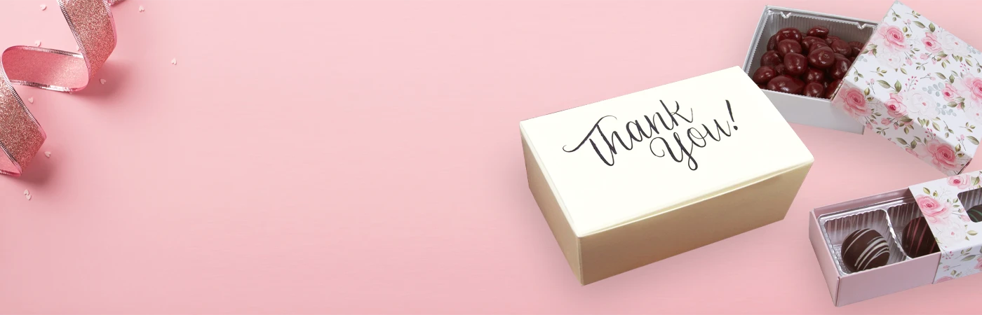 Ready-to-ship packaging for weddings and special events with elegant design