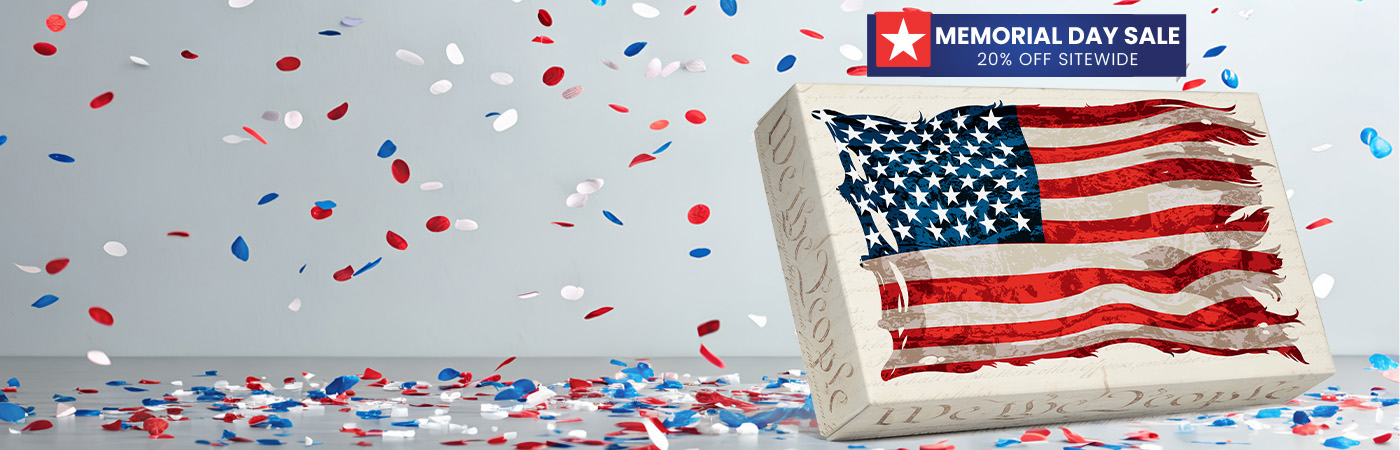 A promotional graphic announcing a limited-time Memorial Day sale. The design features the headline &ldquo;Memorial Day Sale &ndash; One Week Only!&rdquo; with supporting body copy highlighting sitewide savings available from May 25, 2026 through May 31, 2026. The messagin