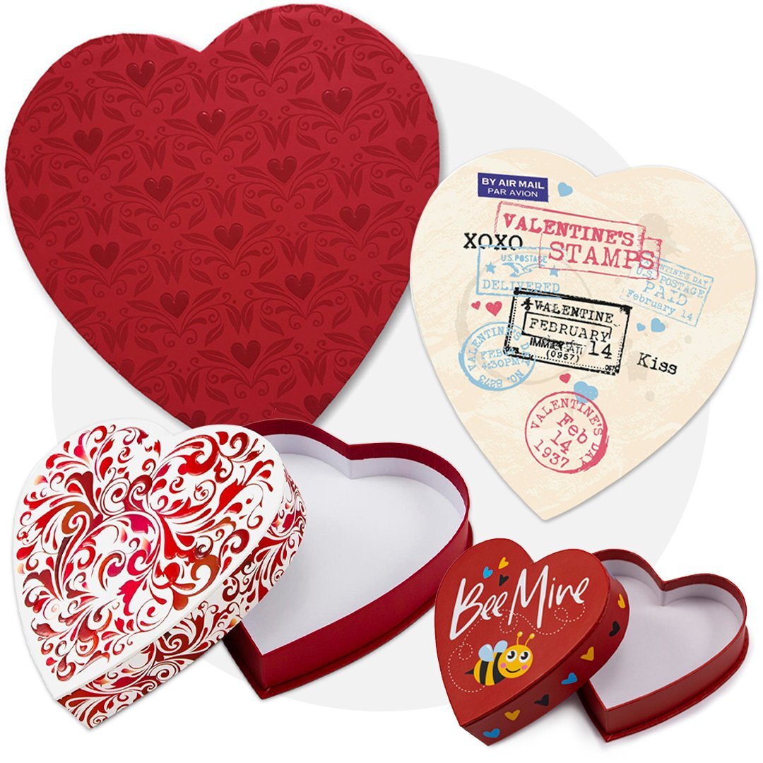 Paper Heart Boxes