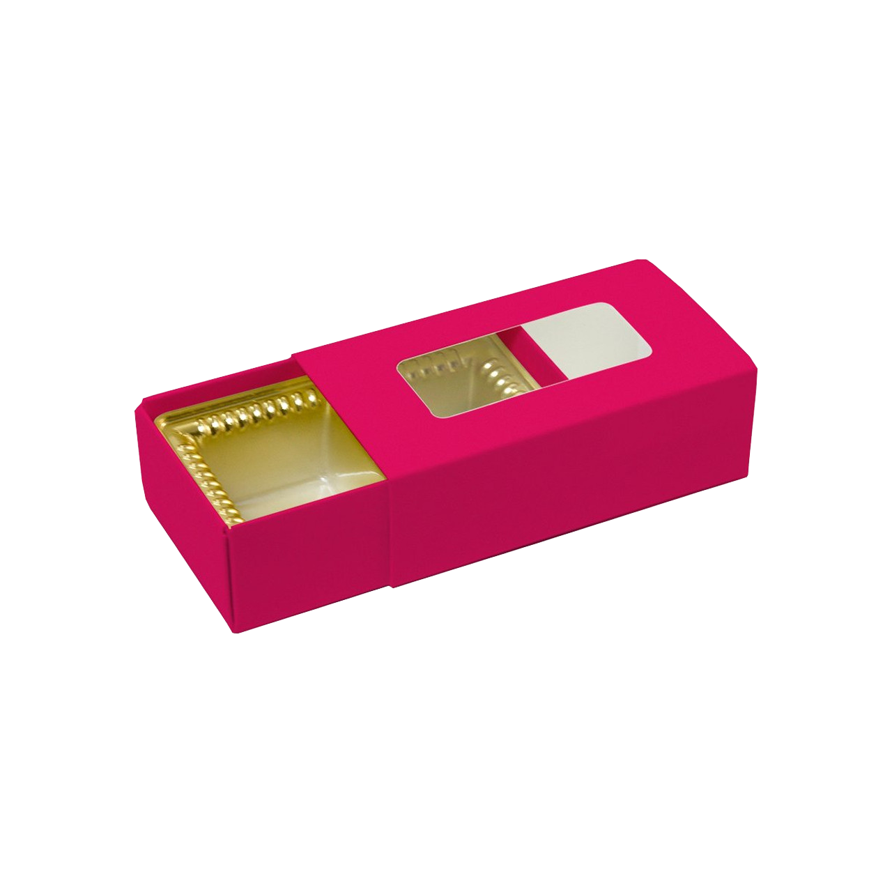 Hot Pink Mini Slider Favor Box