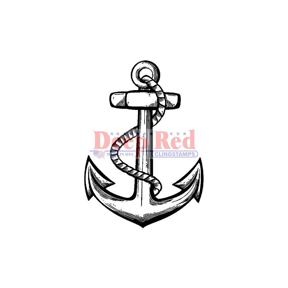 Anchor Rubber Cling Stamp