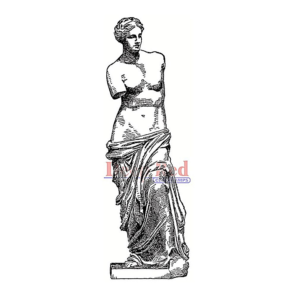 Venus De Milo Rubber Cling Stamp