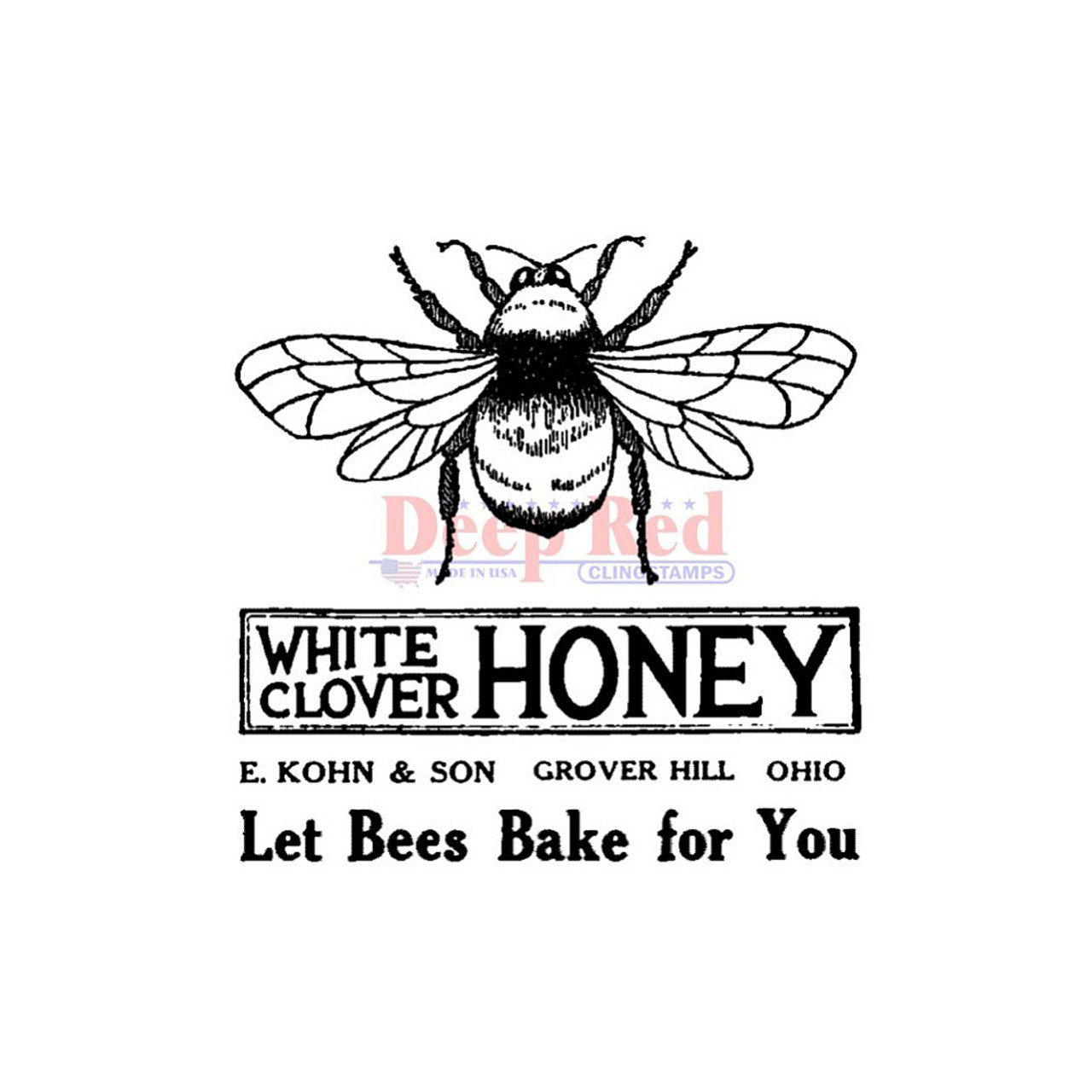 Honey Bee Stamp