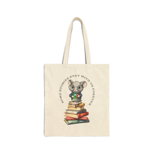 Mouse Stories Cotton Canvas Tote Bag