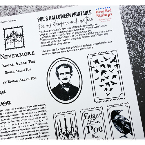 Edgar Allan Poe printable download