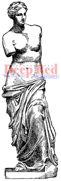 Venus De Milo Rubber Cling Stamp