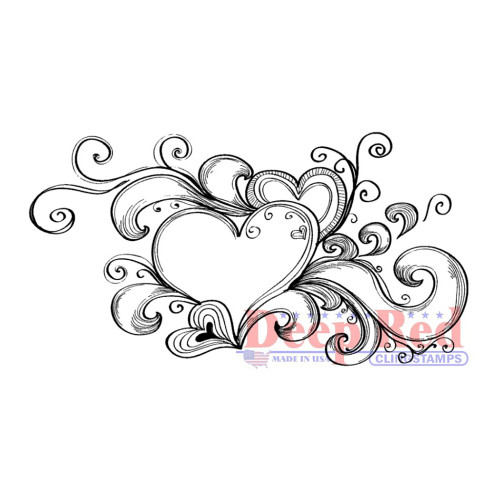 Cling Stamp by Deep Red Stamps