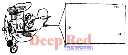 Rubber Cling Stamp by Deep Red Stamps