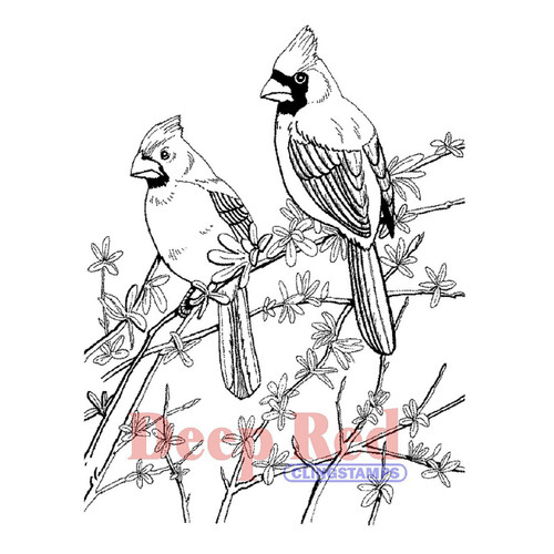 Cling Stamp by Deep Red Stamps