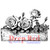 Rose Crate Rubber Cling Stamp