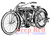 Early Motorcycle Rubber Cling Stamp by Deep Red Stamps