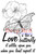 Love is Like a Butterfly Rubber Cling Stamp by Deep Red Stamps