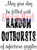 Random Outbursts Rubber Cling Stamp by Deep Red Stamps