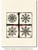 Frosted Snowflakes Rubber Cling Stamp by Deep Red Stamps shown on A2 card