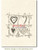 Color Me Heart Frame Rubber Cling Stamp by Deep Red Stamps shown on A2 card