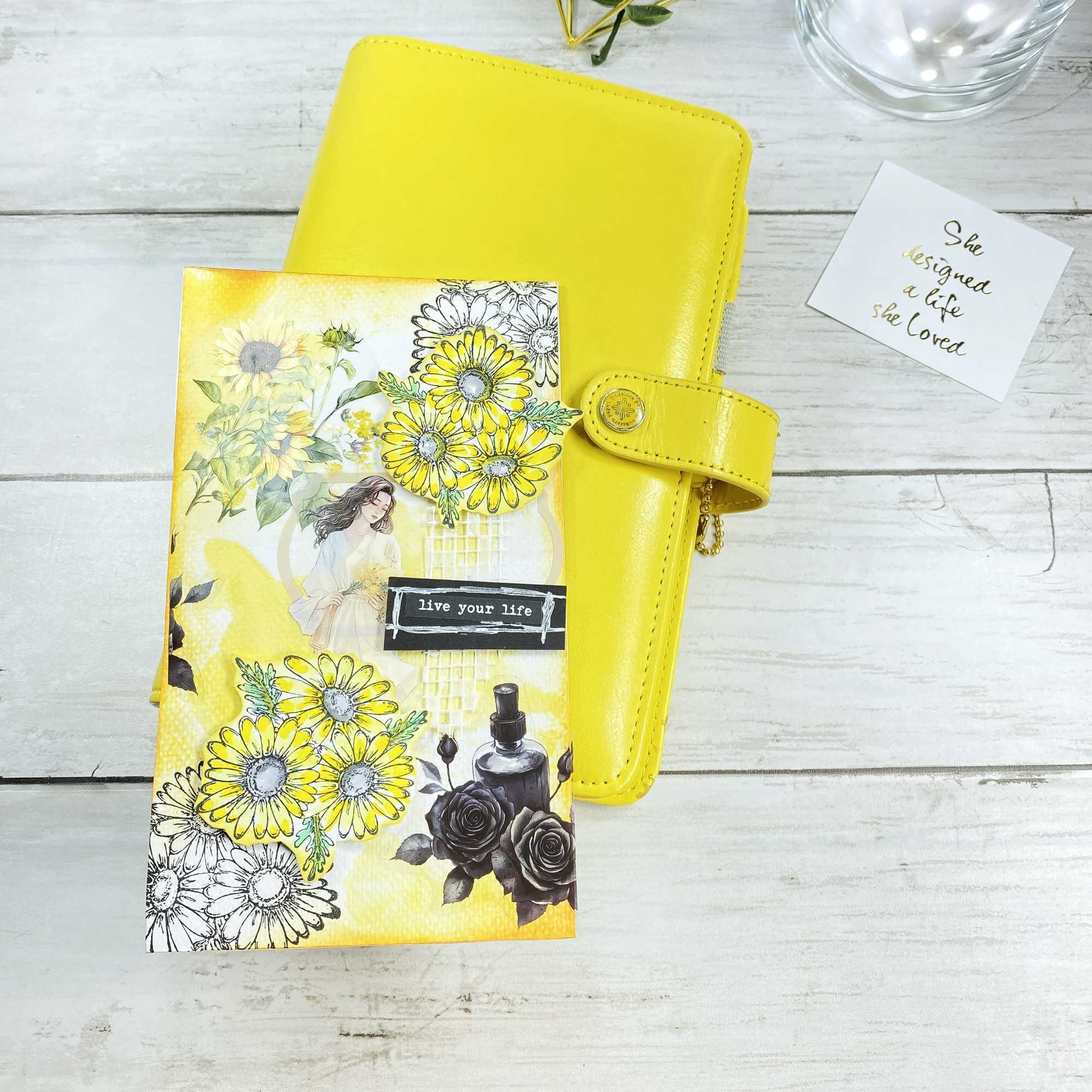 crafting journaling with rubber stamps