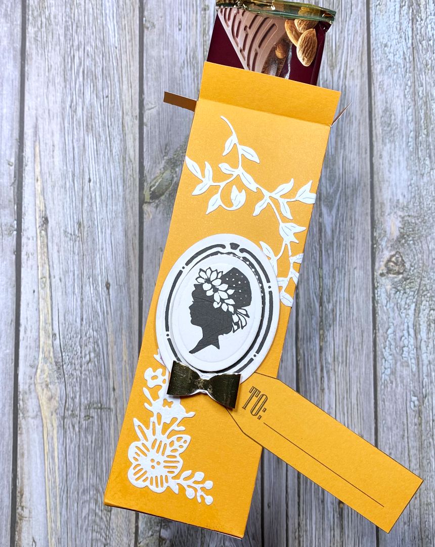 Chocolate Box Free Template Deep Red Stamps