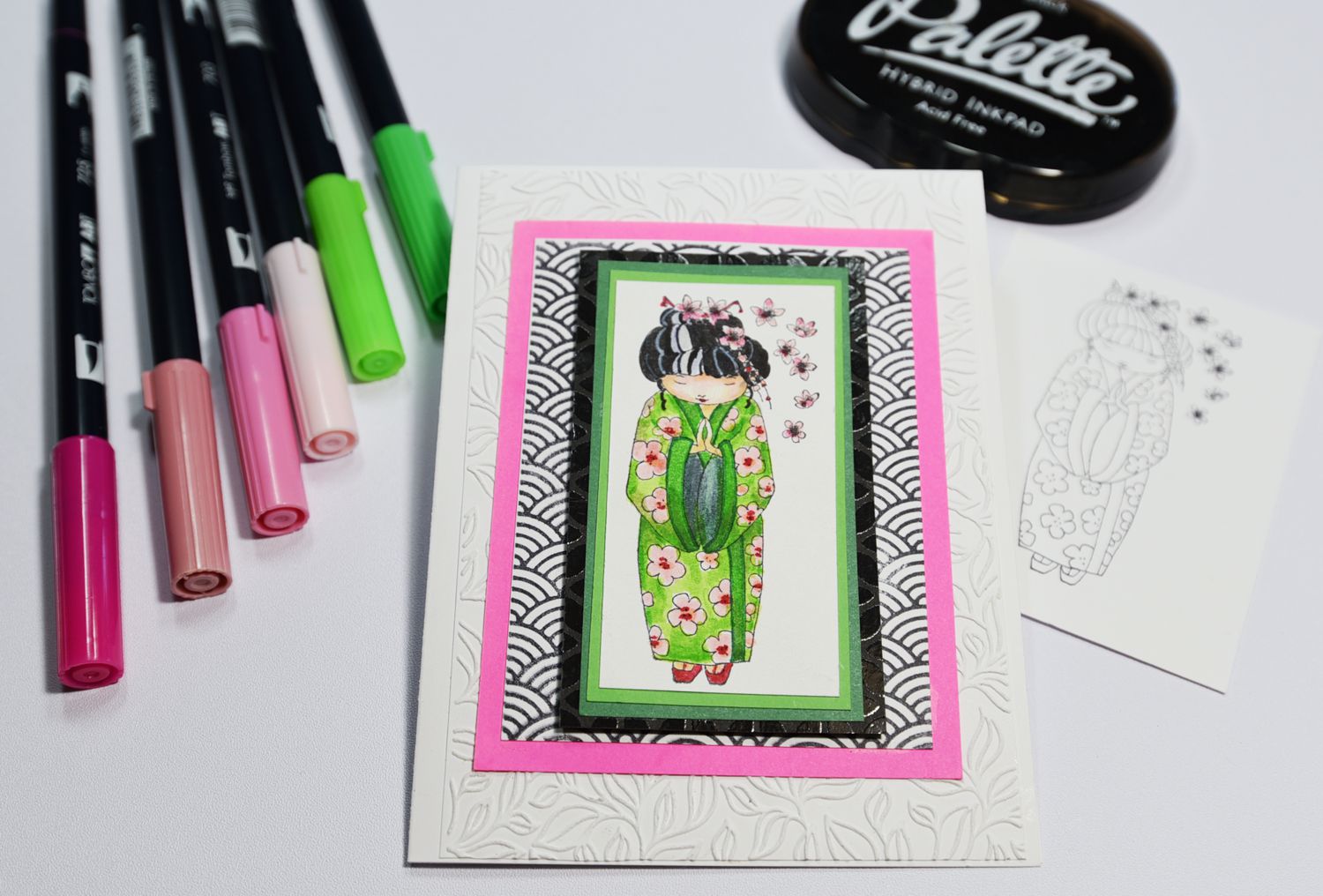 Adding Color to Your Stamp Images - Deep Red Stamps