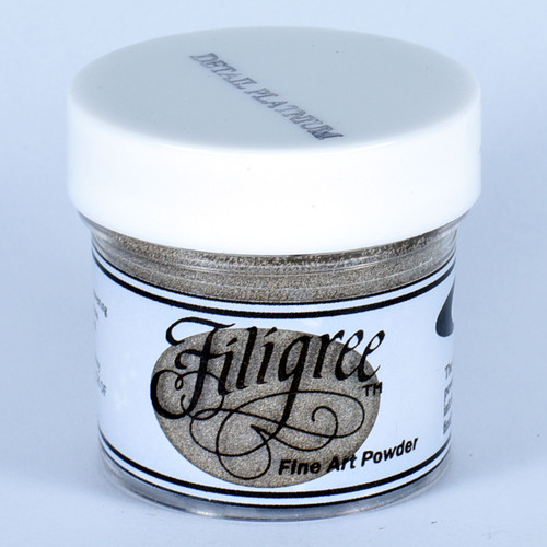 Platinum Embossing Powder 1 oz - Deep Red Stamps