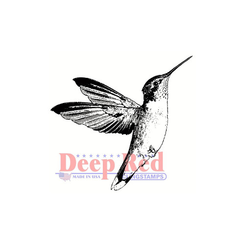 美品 Hummingbird PU付エレアコ G社シール２枚 USAストラップ Hummingbird Rubber Cling Stamp