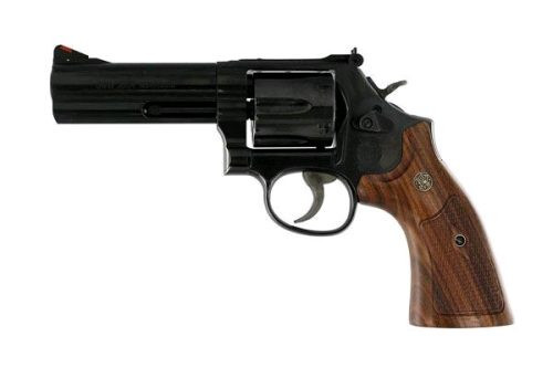586 357MAG 4" BL/WD AS 6RD