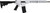 GLFA AR15 RIFLE 223 WYLDE GL15223SS WHT