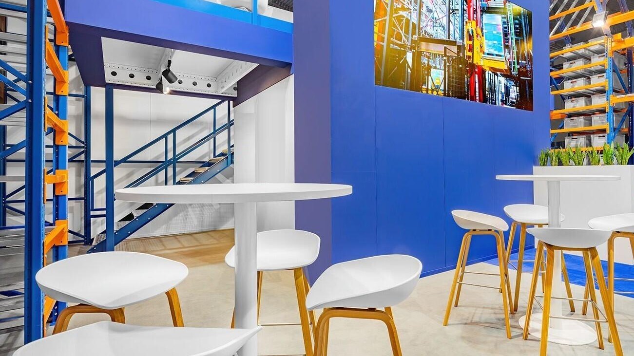 Off the shelf stools and tables for purchase or rental