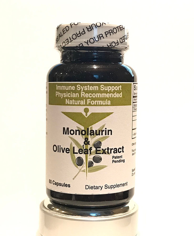 Vespro Monolaurin & 20% Olive Leaf Extract (Immune Support) - 60 Vcaps