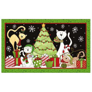 Cat Theme Holiday Floor Mat - 18816D