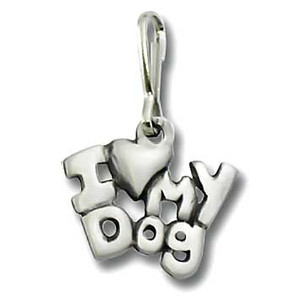 Dog Zipper Pull I Love My Dog 2034ZP
