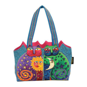 Laurel Burch Celestial Felines Handbag - LB5173