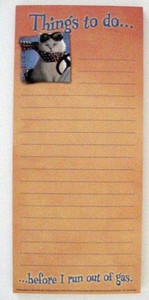 Cat "Things to Do" Magnetic List Pad - MLP61621
