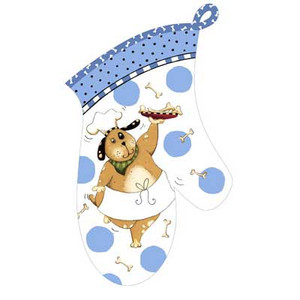Happy Dog Oven Mitt R2645