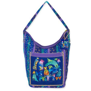 Laurel Burch Mythical Dogs Hobo Bag