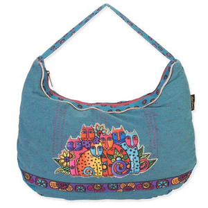 Laurel Burch Feline Clan Hobo Bag