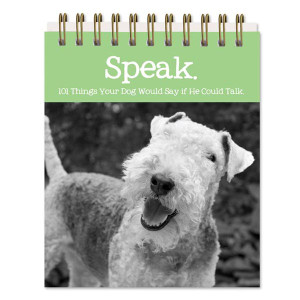 Dog Sayings Easel Book 5x4 - 47465