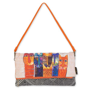 Laurel Burch Long Necks Flap Clutch LB5750E