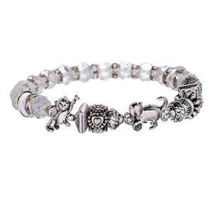 Cat Beads Crystal Bracelet - B2362