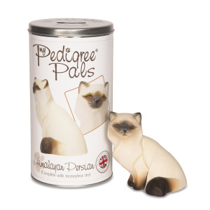 Himalayan Cat Figurine & Coin Bank 46017