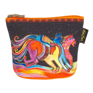 Laurel Burch Mythical Horses Cosmetic Clutch Pouch Caballos LB6290D