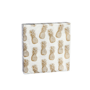 Pineapple Cocktail Napkin - 40ct 3 ply - Z4NC6677