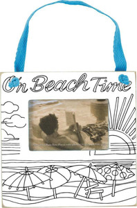 Mini Hanging Frame - Magnetic - On Beach Time - 34977