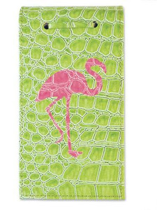 Pink Flamingo Snazzy Note Paper Pad with Croco Cover 375 Sheets  - 945-27