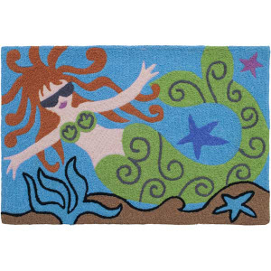 Cool Mermaid Rug Indoor Outdoor Washable JB-MW004