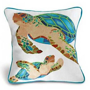 Cotton Twill Honu Keepsake Pillow 94034001