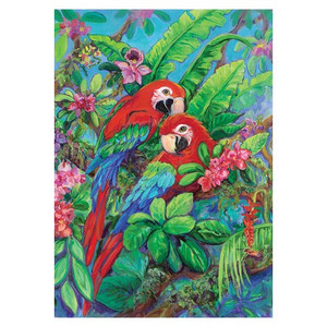 Tropical Macaw Parrots GARDEN Flag - 112574