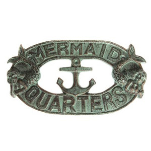 MERMAID QUARTERS PLAQUE