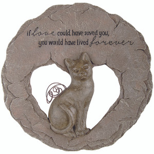 Cat Devoted Angel Memorial - Wall Decor or Stepping Stone 10040
